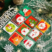 9 Deigns Per Set Chrsitmas Mini Decorating Greeting Paper Card